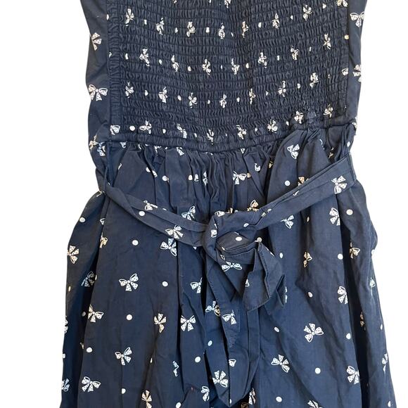 Abercrombie & Fitch Y2K Coquette Bow Printed Mini Skater Dress Strapless Size M - Picture 7 of 9